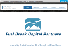 Tablet Screenshot of fuelbreakcapital.com